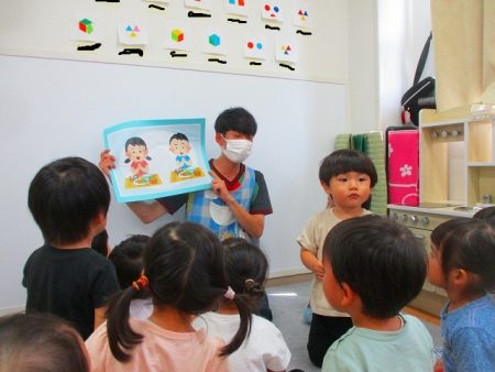 楽しみにしていたプール開きだ ２ ５歳児 アイン弘明寺保育園 アイン保育園